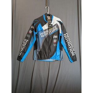 Herbalife 24 Nutrition Sirius‎ Sportswear Jacket Blue Black Zip Up Size Large